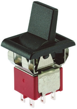 TE Connectivity DPDT, On-Off-On Rocker Switch Panel Mount