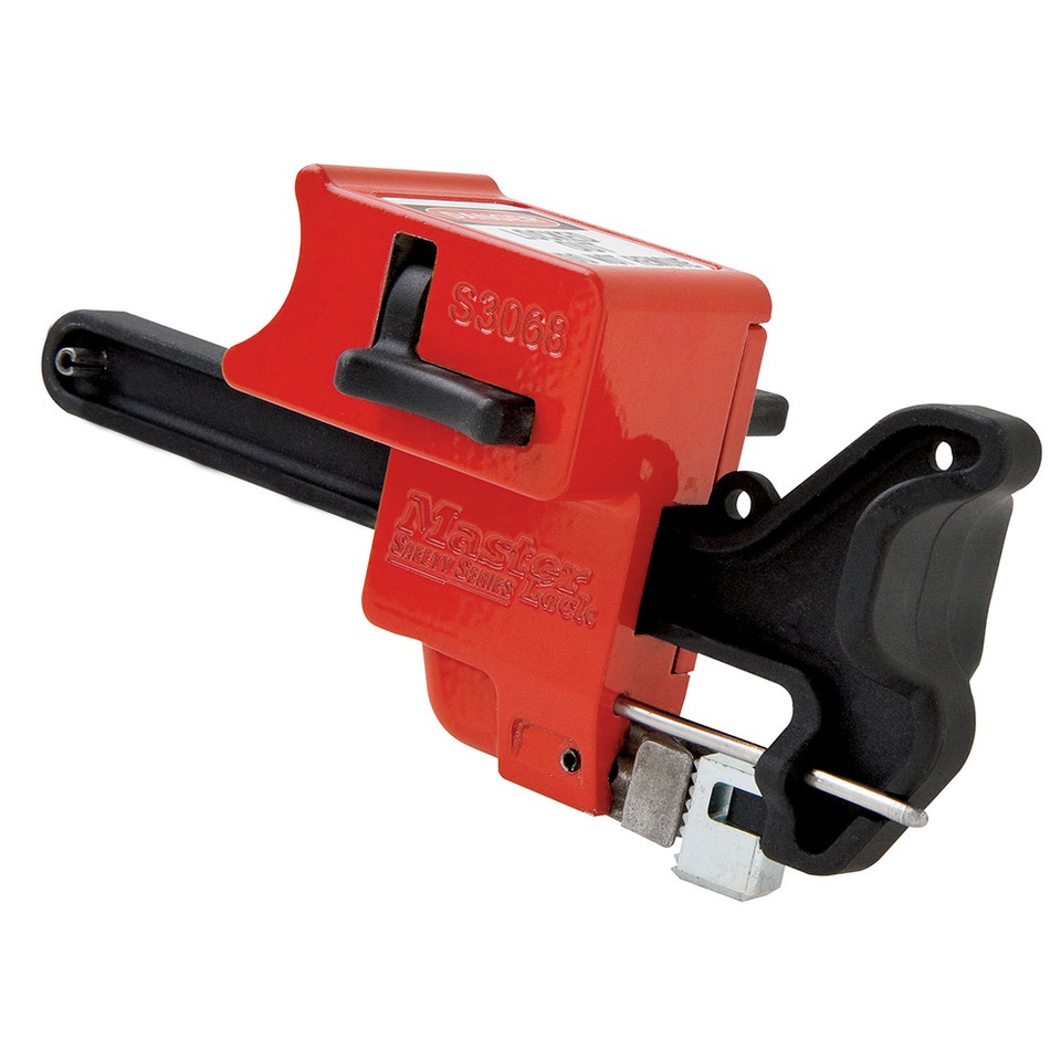 Master Lock Red Durable Aluminium and Steel Ball Valve Lockout