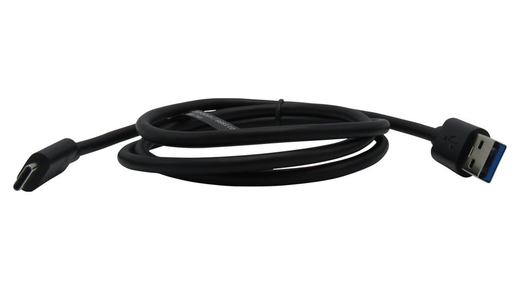 USB 3.1 cable type C to A 1m Black