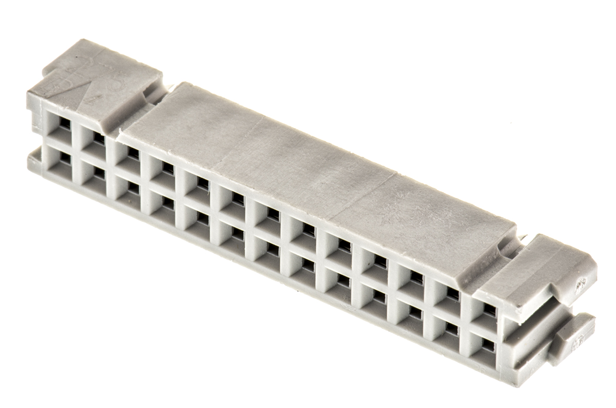 3M 26-Way IDC Connector Socket for Cable Mount, 2-Row