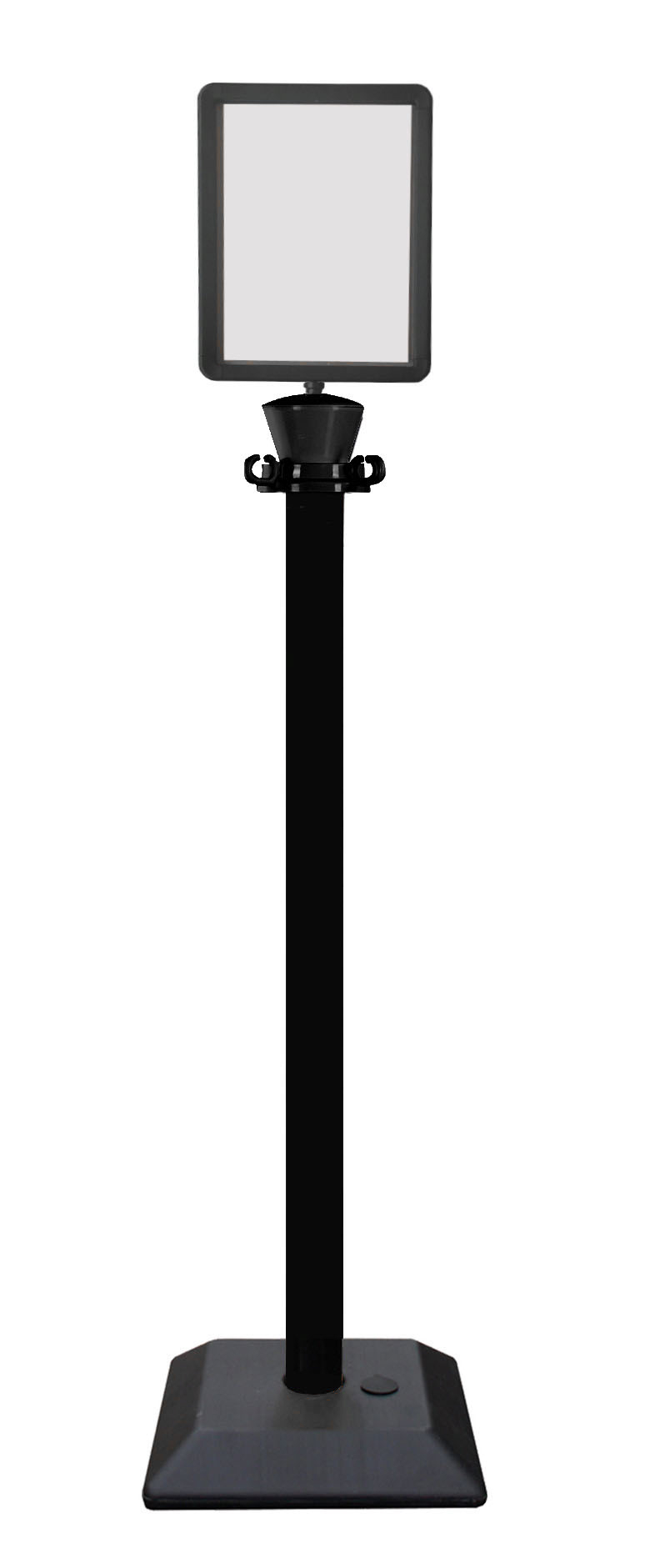 Viso Black Plastic Barrier Post