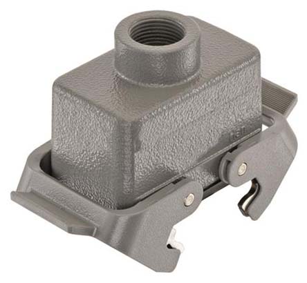 HARTING Han B Heavy Duty Power Connector Hood, Top Entry