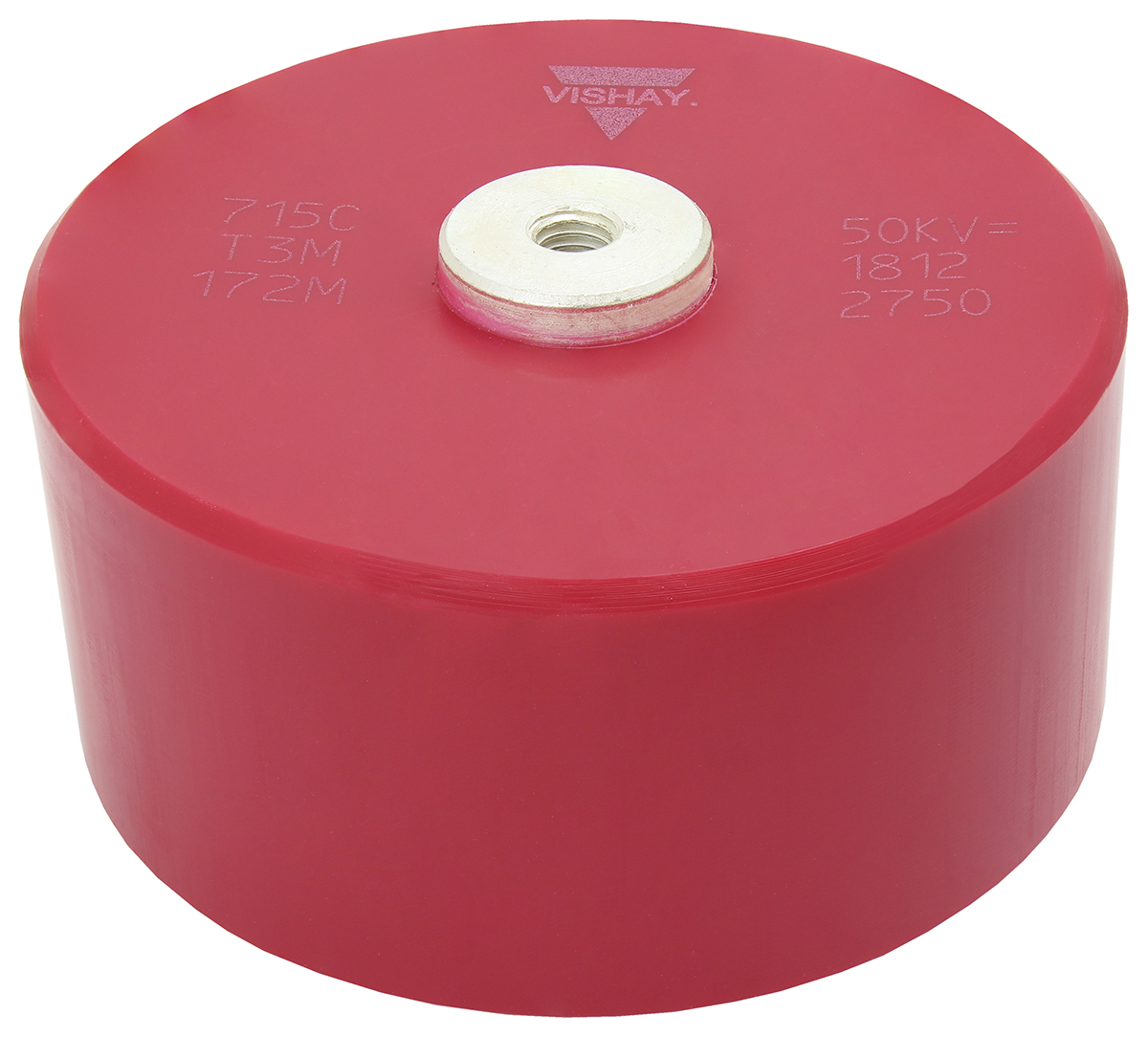 Vishay Single Layer Ceramic Capacitor (SLCC) 1.7nF 34 kVrms, 50kV dc ±20% N4700 Dielectric, 715C50KT, Screw Mount +85°C