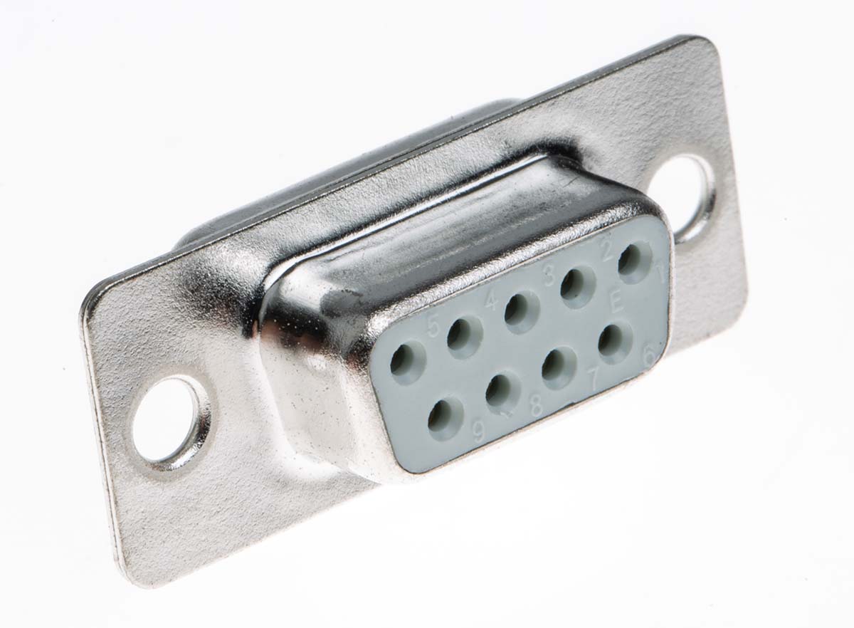 ASSMANN WSW A-DF 9 Way Panel Mount D-sub Connector Socket, 2.77mm Pitch