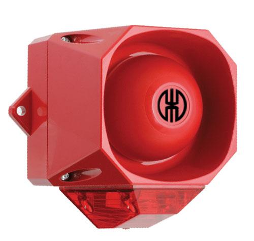 Werma 439 Series Red Sounder Beacon, 9 → 60 V, IP66, Wall Mount, 105dB at 1 Metre