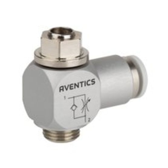 EMERSON – AVENTICS CC02-AL Series Tube Flow Valve, 6mm Tube Inlet Port x M5 Male Outlet Port, R412004995