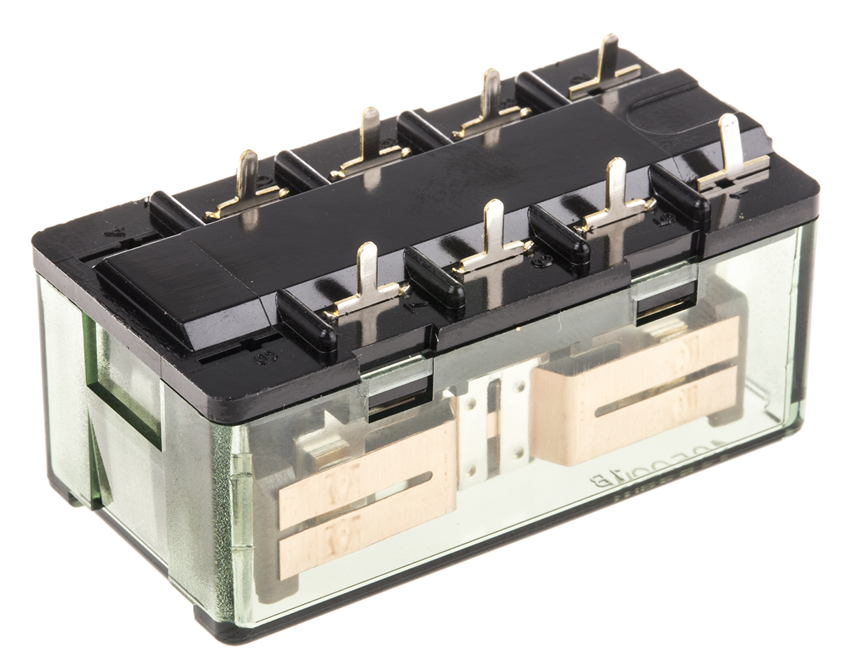 Panasonic DPDT Non-Latching Relay PCB Mount, 24V dc Coil, 15 A