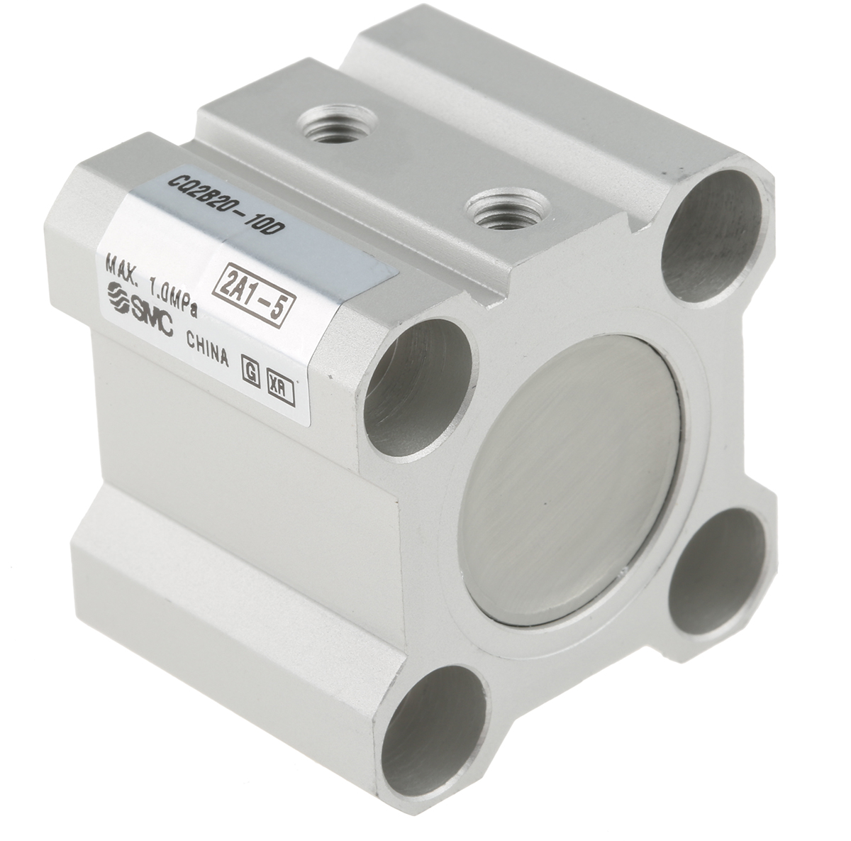 SMC Pneumatic Compact Cylinder - 20 mm Bore, 10 mm CQ2 Series, Double Acting Acting