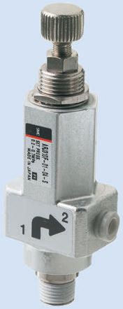 SMC M5 x 0.8, R 1/8 Pneumatic Regulator - 0.2MPa to 0.7MPa, 1/8 in, M5 x 0.8, 0.8MPa max. input