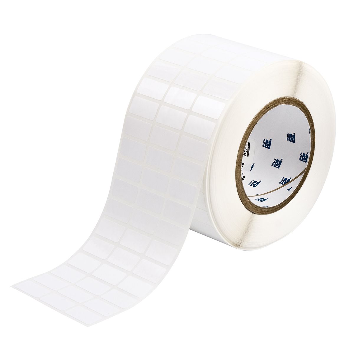 Brady R6000HF White Label Roll, 25.4mm Width, 12.7mm Height, 10000Per Roll Qty