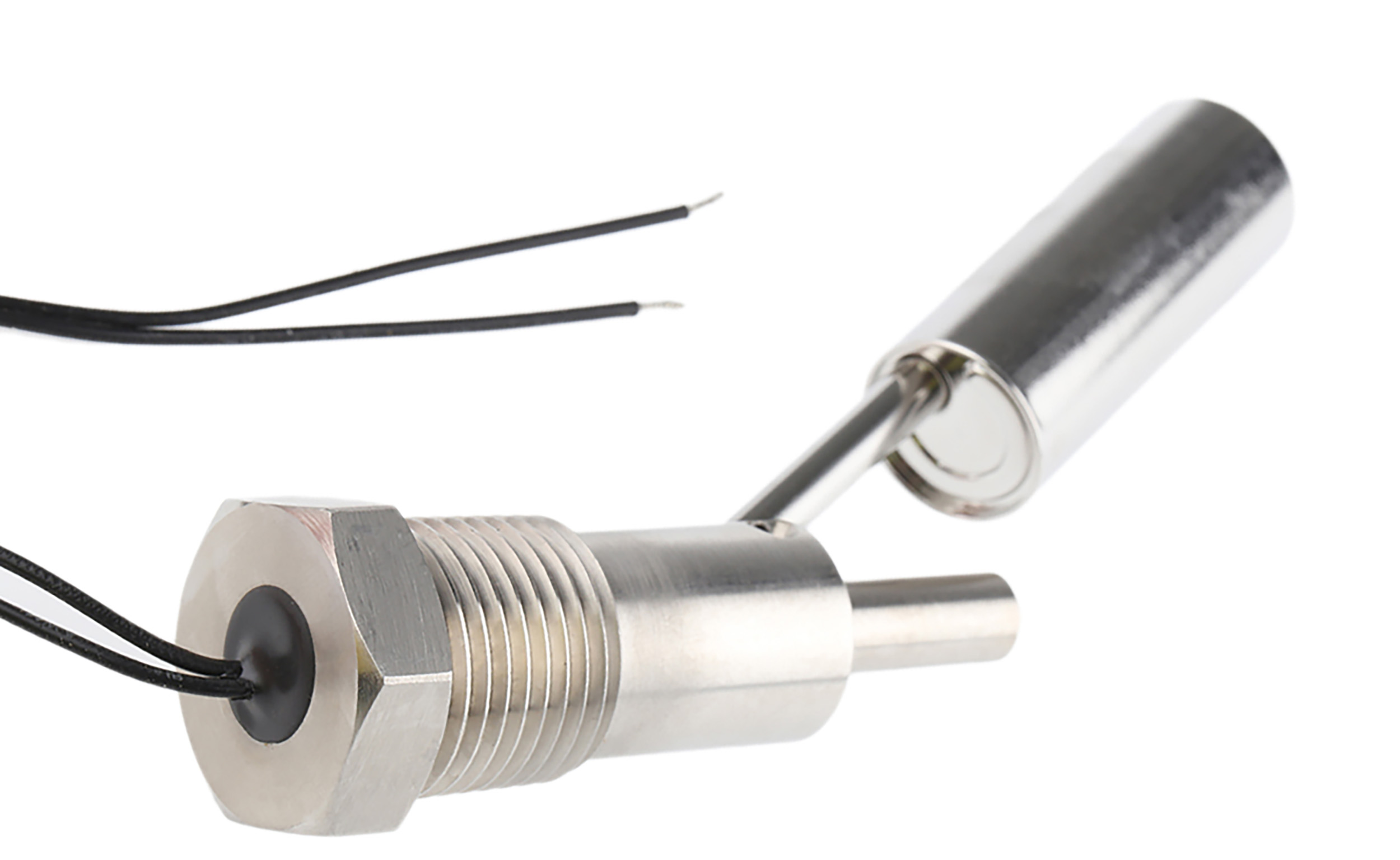 Sensata Cynergy3 SSF215 Series Horizontal Stainless Steel Float Switch, Float, 1m Cable, NO/NC, 300V ac Max, 300V dc Max