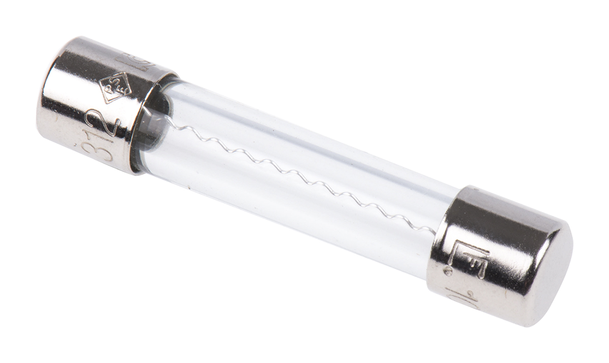 Wickmann 4A T Glass Cartridge Fuse, 6.3 x 32mm