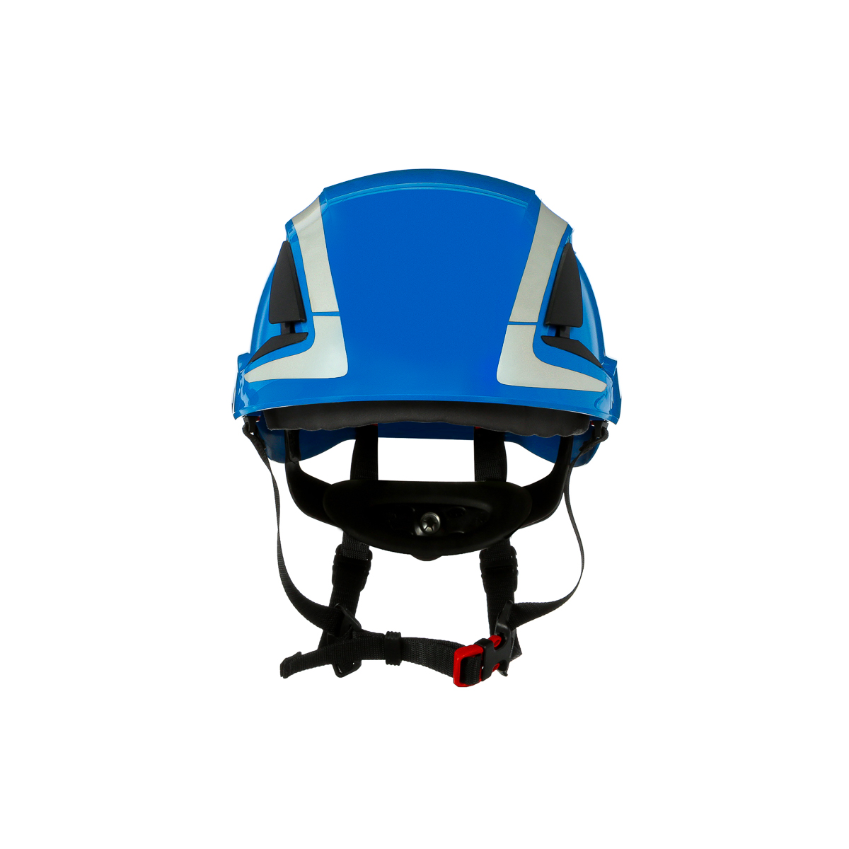 3M SecureFit™ Blue Safety Helmet with Chin Strap, AdjustableVentilated