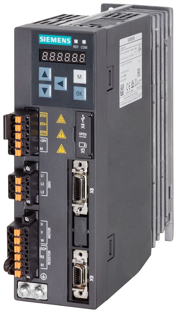 Siemens 0.4 kW Servo Drive, 200/240 V, 1 Phase, 7.8 A