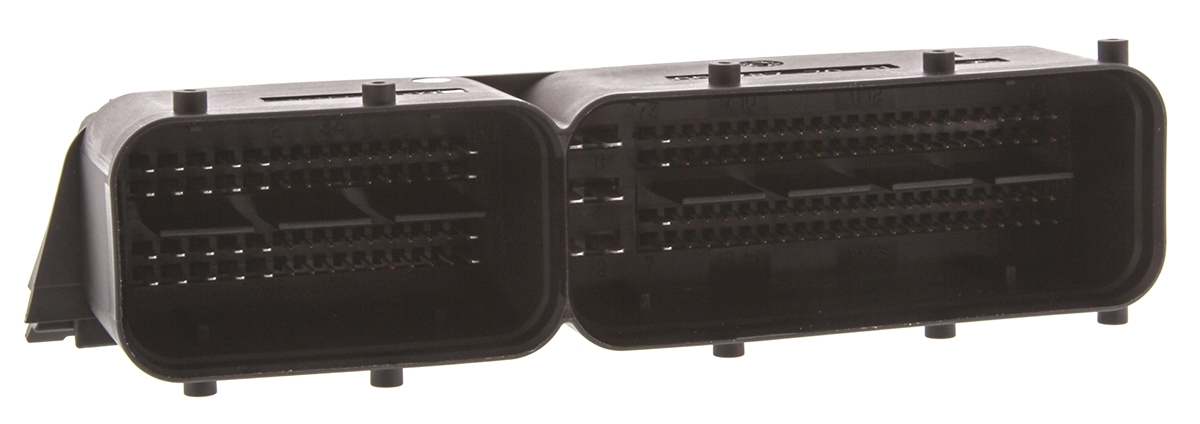 TE Connectivity ECU Series Right Angle Through Hole PCB Header, 154 Contact(s), 2.5 mm Pitch, 2 Row, Shrouded