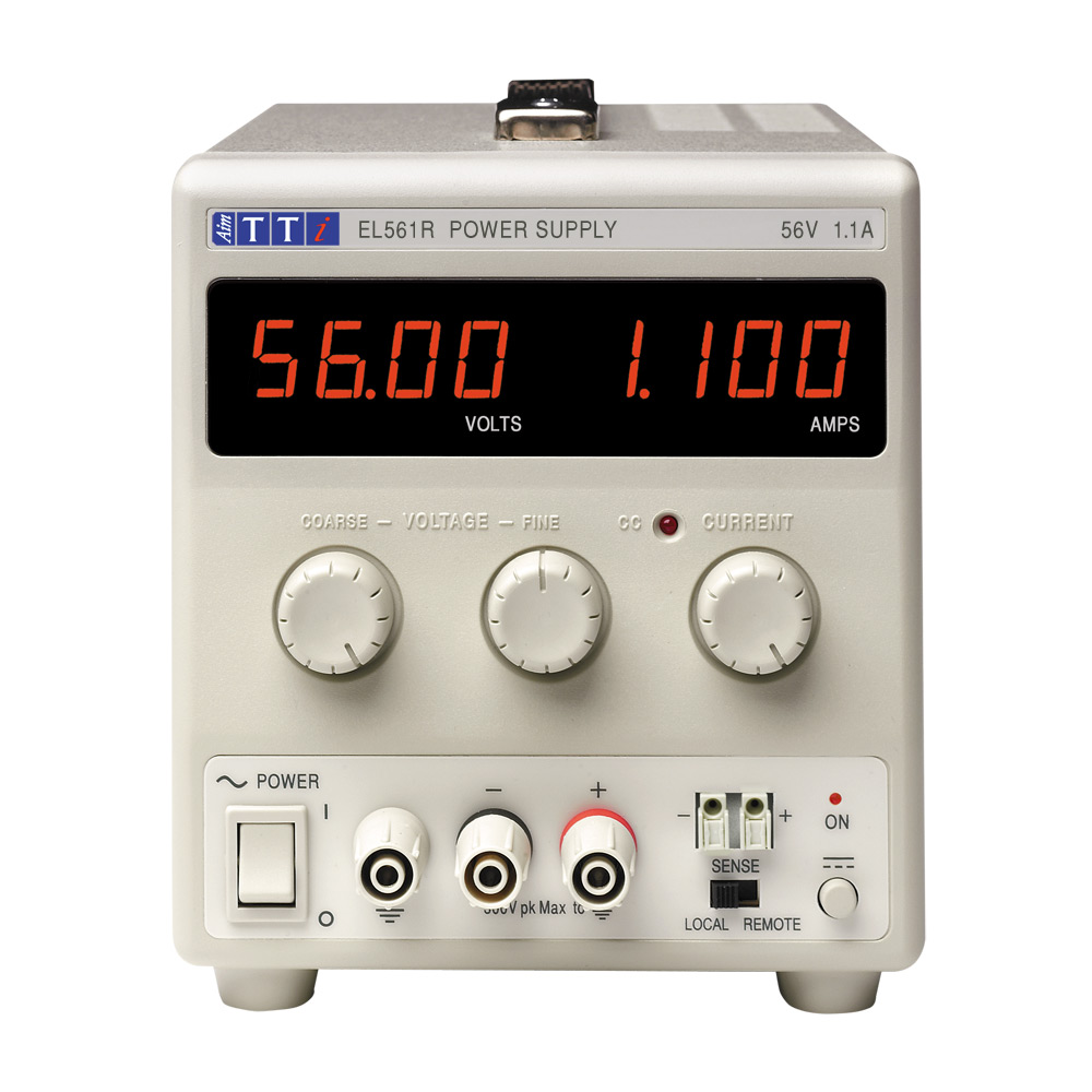 Aim-TTi EL-R Series Digital Bench Power Supply, 0 → 56V, 0 → 1.1A, 1-Output, 60W