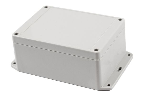 Hammond RP Series Light Grey Polycarbonate General Purpose Enclosure, IP65, Flanged, Light Grey Lid, 145 x 105 x 60mm