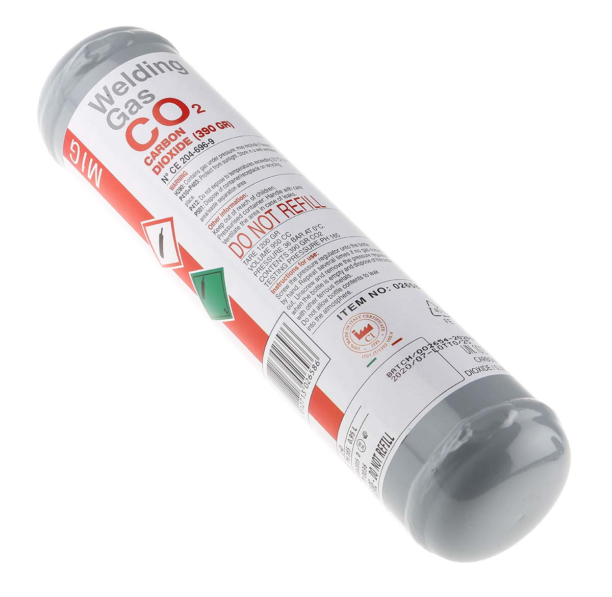 SIP CO2 Disposable Bottle