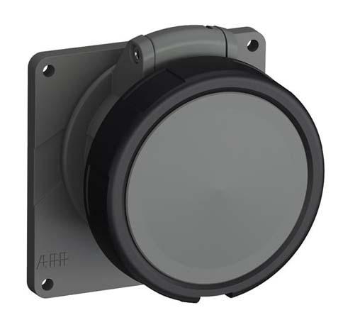 Amphenol Industrial, Easy & Safe IP67 Red Panel Mount 3P + N + E Industrial Power Socket, Rated At 32A, 415 V
