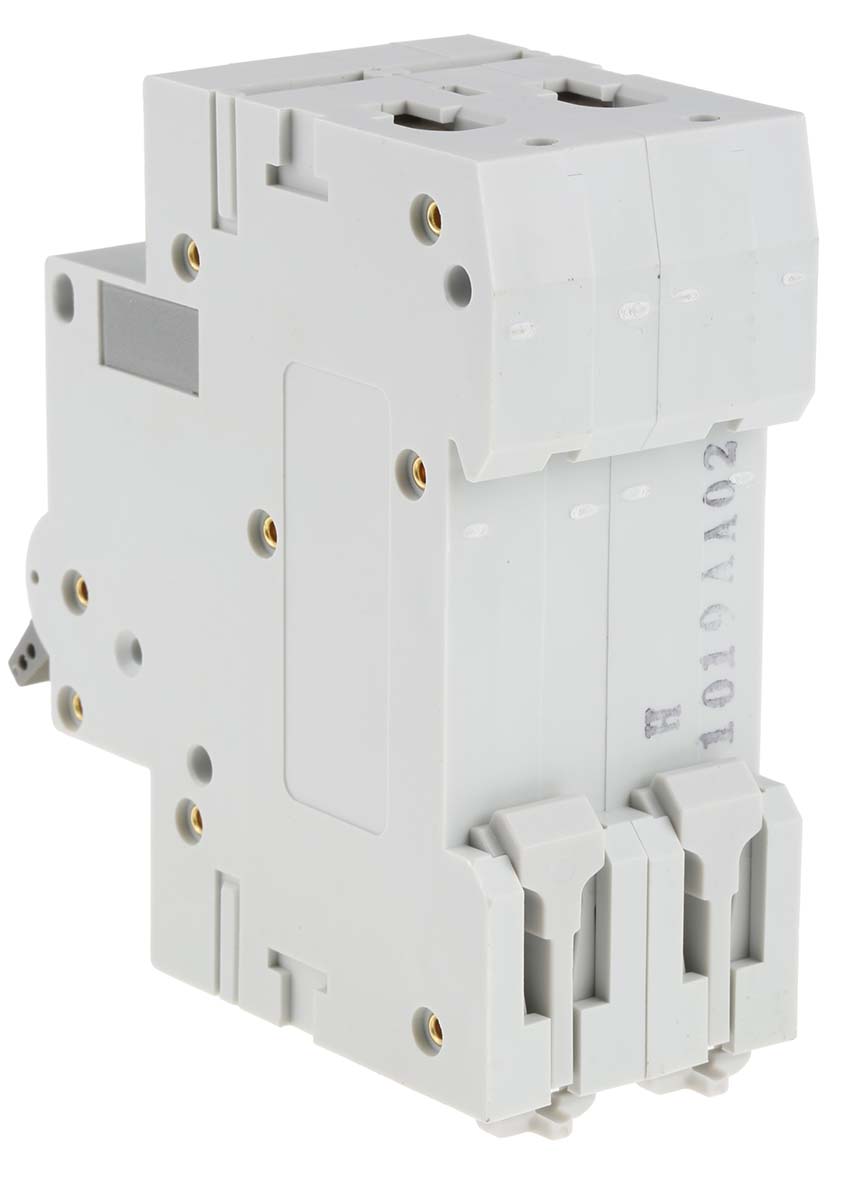 Europa EUC2P EUC MCB, 2P, 2A Curve C, 230V AC, 10 kA Breaking Capacity