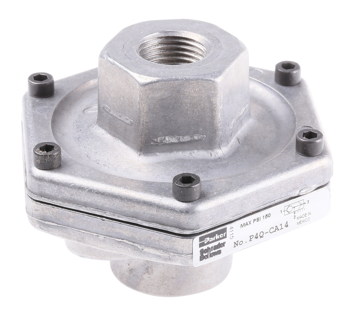 Parker Quick Exhaust Valve, G 1/2 Female x 10 bar, Threaded