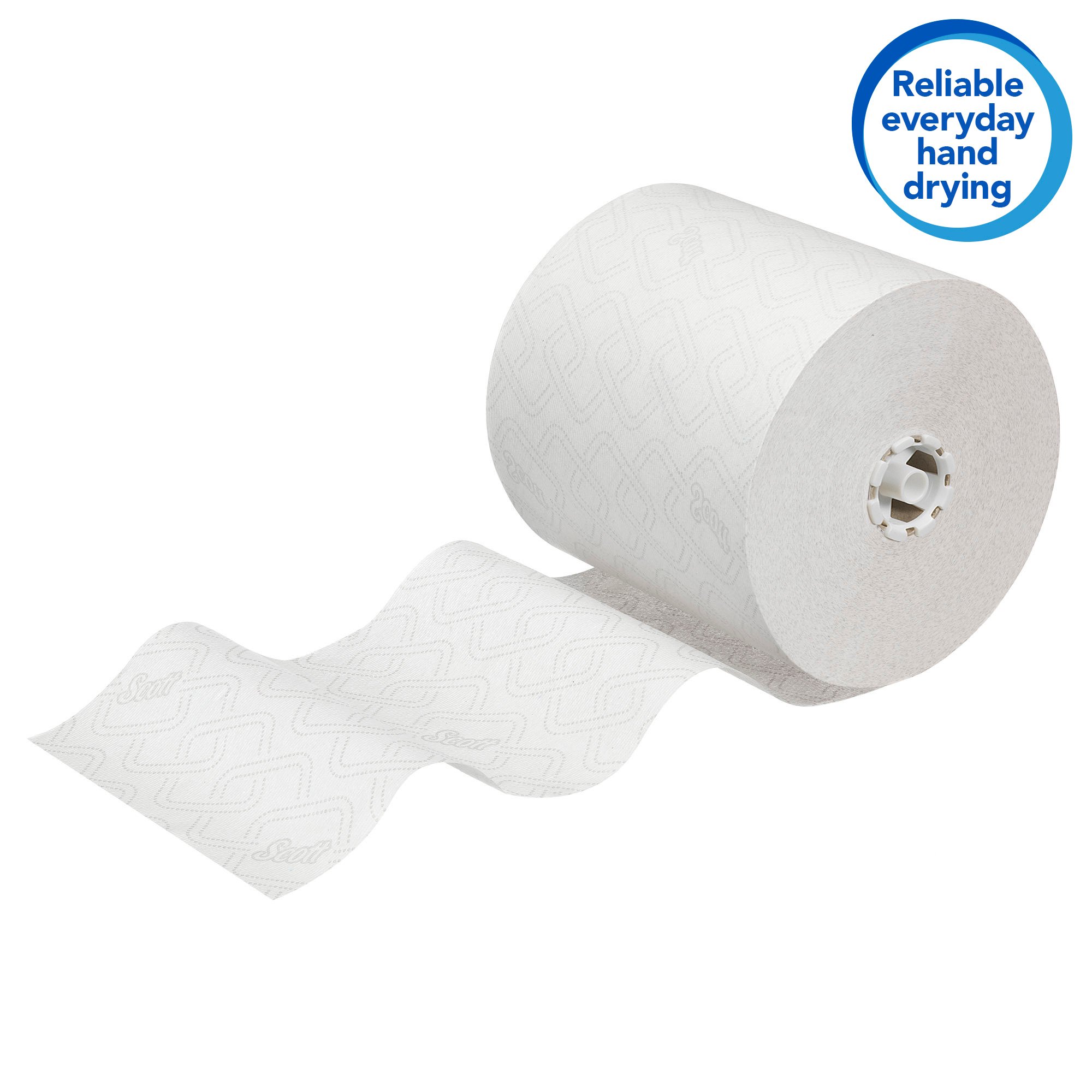 SCOTT Scott Essential (6691) Rolled White Hand Towels, 198mm, 1400 Sheets