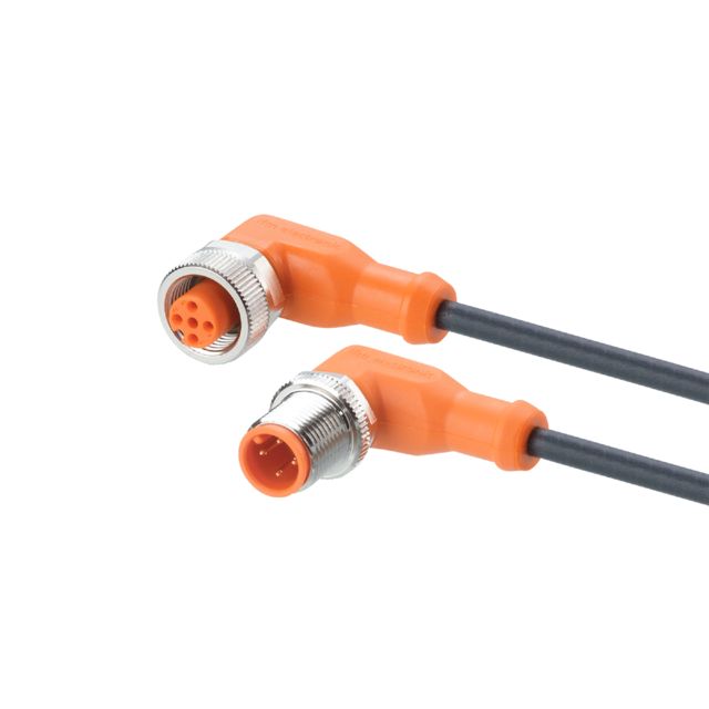 ifm electronic Male 1 way M12 to Female 1 way M12 Actuator/Sensor Cable, 3.5 m