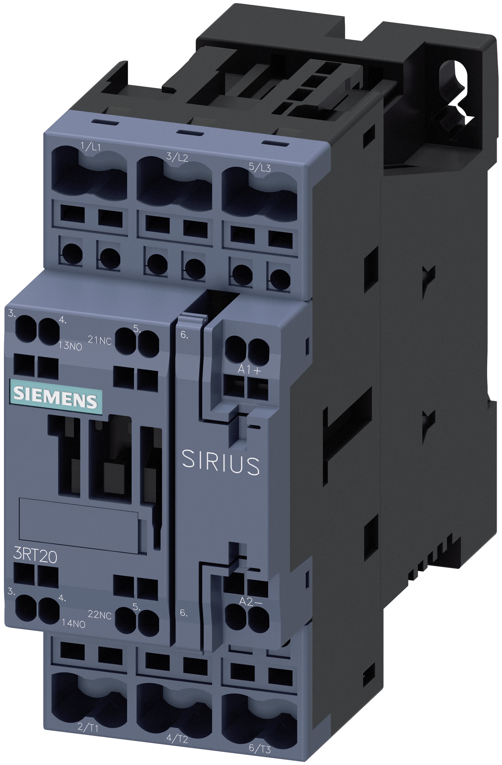 Siemens SIRIUS 3RT Size S0, 3RT2 Contactor, 24 V dc Coil, 3-Pole, 16 A, 7.5 kW, 3NO, 400 V ac