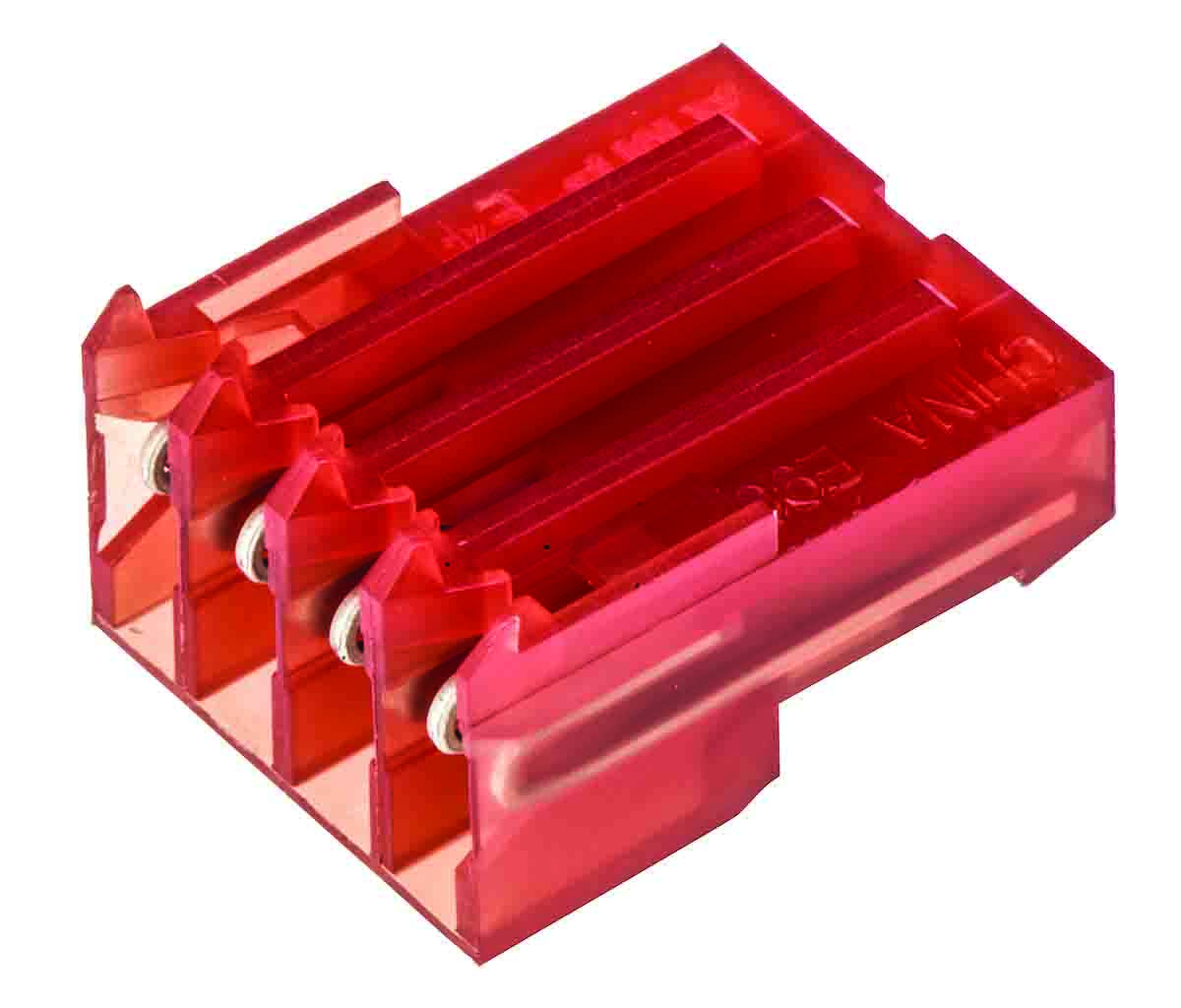 TE Connectivity 4-Way IDC Connector Socket for Cable Mount, 1-Row