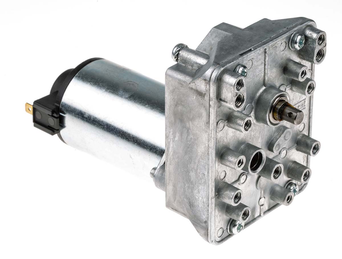Crouzet Geared DC Geared Motor, 17 W, 12 V dc, 1.2 Nm, 100 rpm, 6mm Shaft Diameter