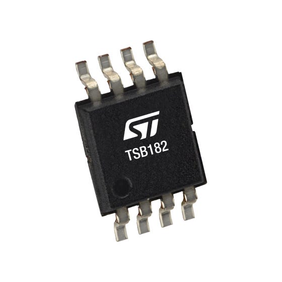 TSB182IST STMicroelectronics, Operational Amplifier, 3 MHz, 8-Pin 36 V MiniSO8