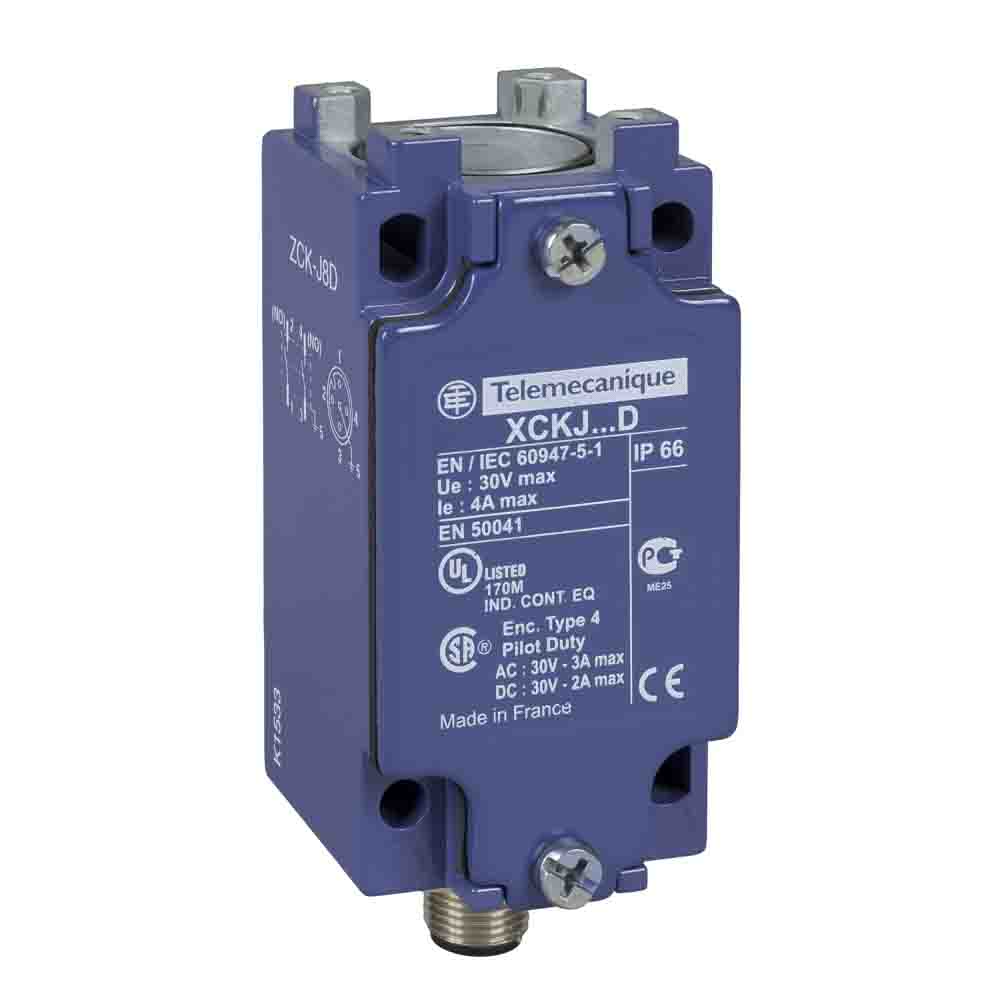 Telemecanique Sensors ZCKJ Series Limit Switch, 2NO, IP66, DP, Metal Housing, 60V ac Max, 10A Max