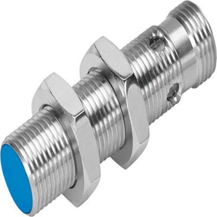 Festo Inductive Threaded Barrel Proximity Sensor, M12, 2 mm Detection, PNP NO, 10 → 30 V dc