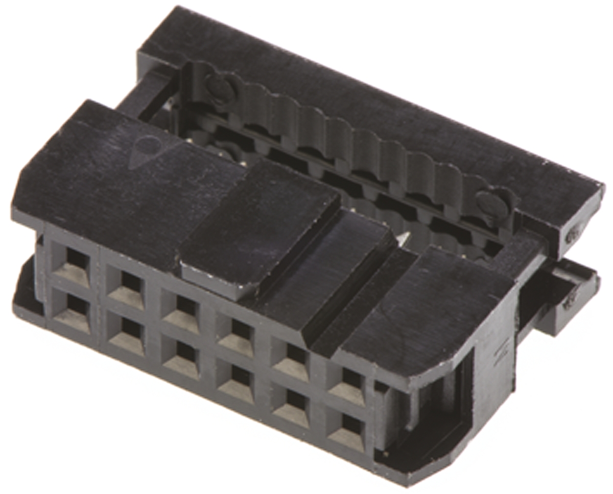 Amphenol Communications Solutions 12-Way IDC Connector Socket for Cable Mount, 2-Row