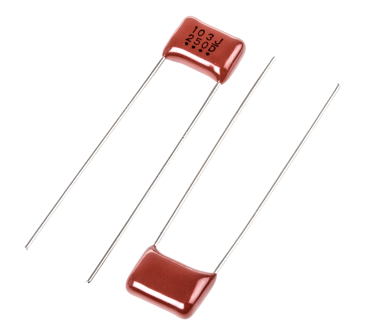 Panasonic ECQE(F) Polyester Film Capacitor, 250V dc, ±5%, 10nF, Through Hole
