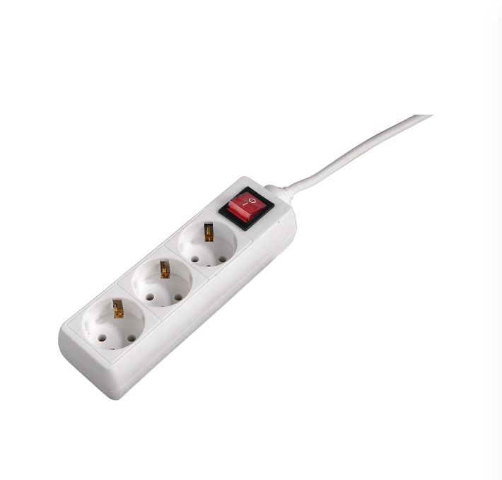 Hama 3 Gang Power Distribution Unit, 3m Cable, 250 V