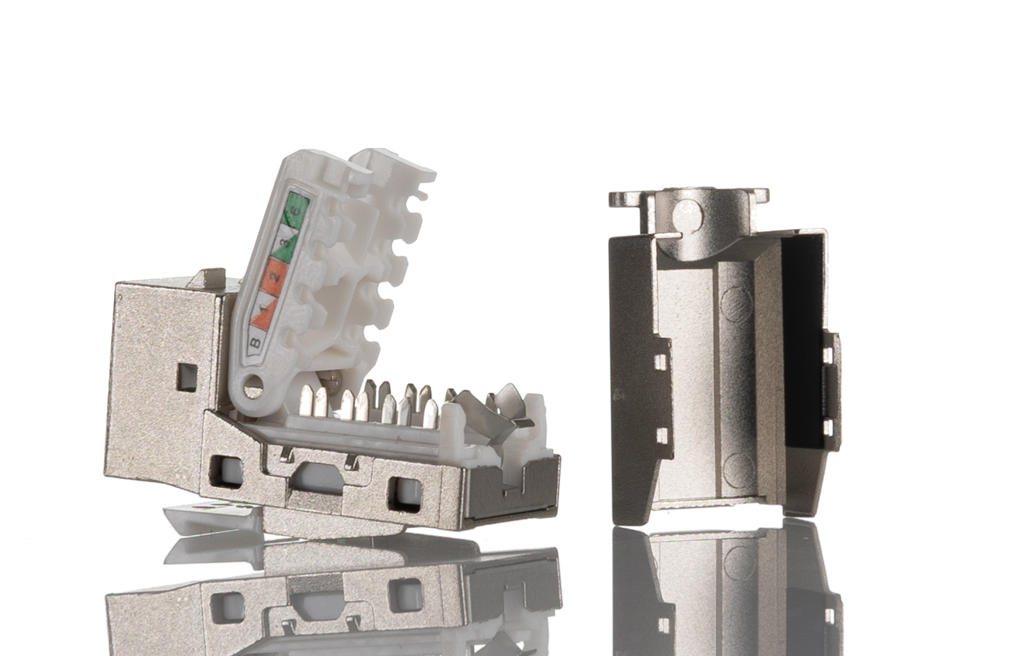 Molex Premise Networks PowerCat, Cat6a RJ45 1 Port Keystone Jack, Shielded Shielding