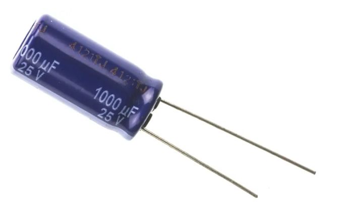 Panasonic 1000μF Aluminium Electrolytic Capacitor 100V dc, Radial, Through Hole - ECA2AM102