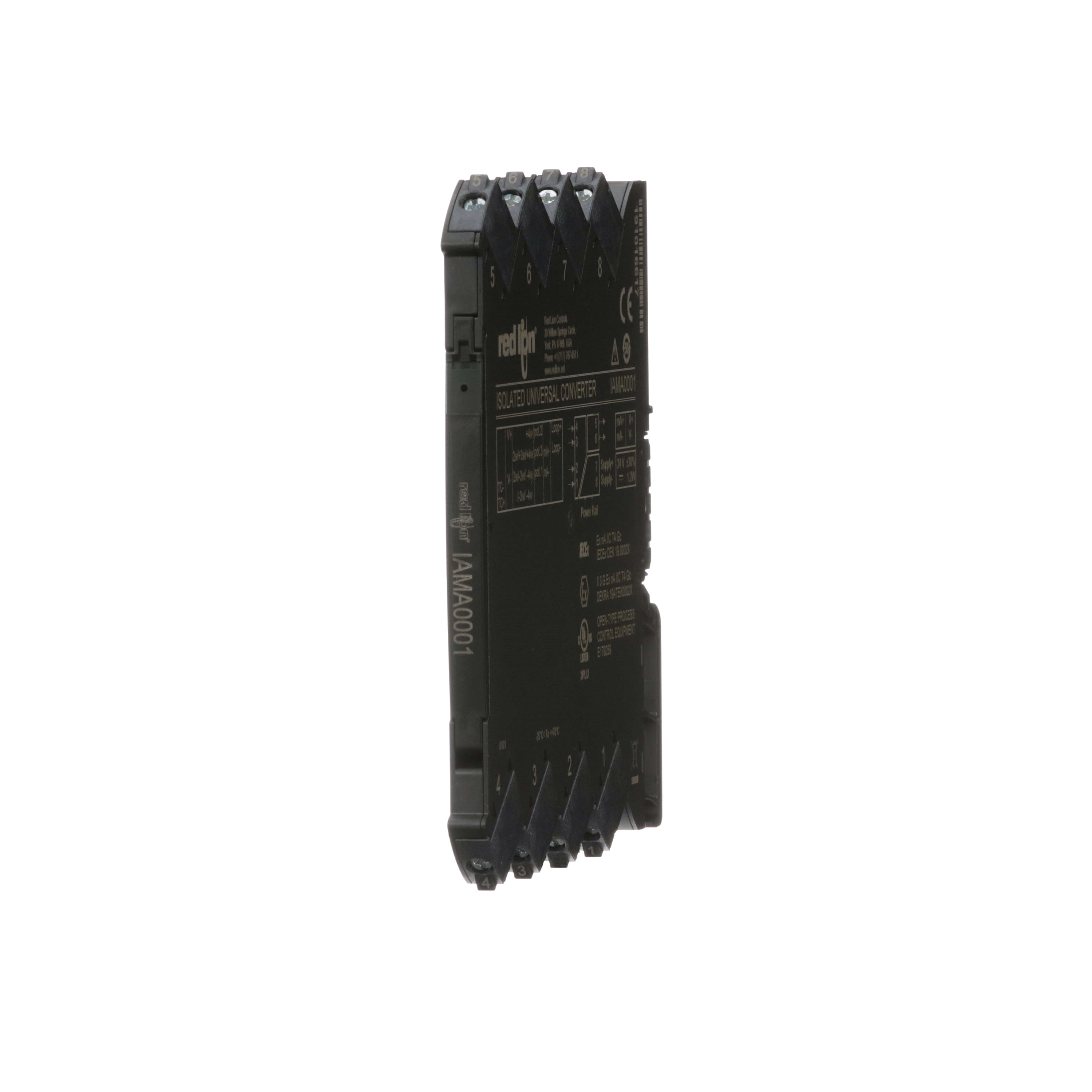Red Lion IAMA Series Isolated Universal Converter, Current, Linear Resistance, Potentiometer, RTD, Thermocouple,
