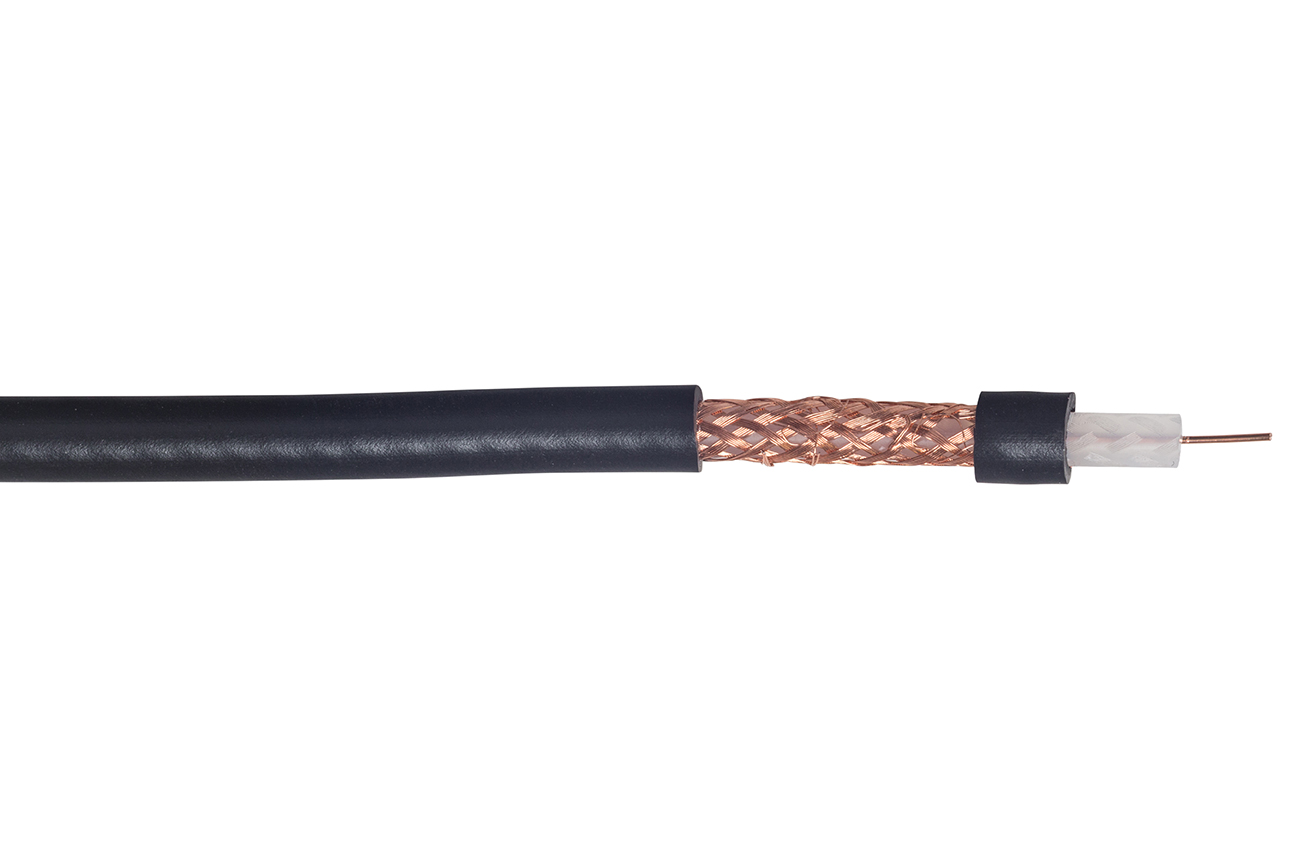 RS PRO, 100 m 75 Ω Black