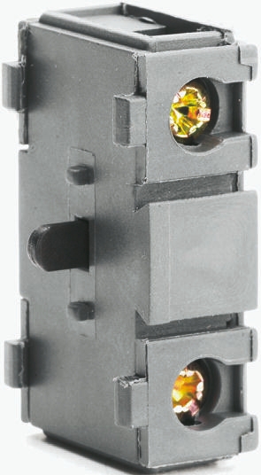 ABB Auxiliary Contact, 1 Contact, 1NC, Snap-On