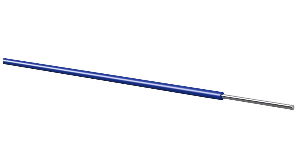 Kabeltronik YV Series Blue 0.5 mm² Equipment Wire, 20 AWG, 100m, PVC Insulation, 070108007