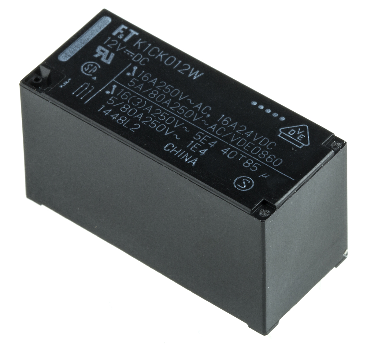 Fujitsu PCB Mount Power Relay, 12V dc Coil, 16A Switching Current, SPDT