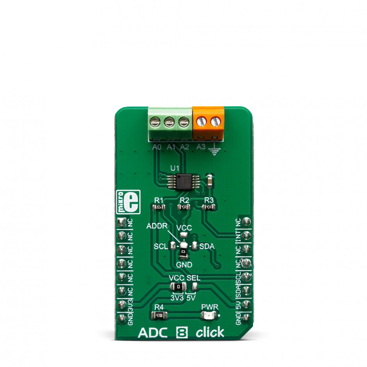 MikroElektronika MIKROE-3394 ADC 8 Click Development Kit Signal Conversion Development Kit