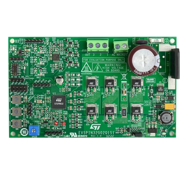 STMicroelectronics 3-Phase Inverter Based On STSPIN32G0251Q Development Board EVSPIN32G02Q1S1