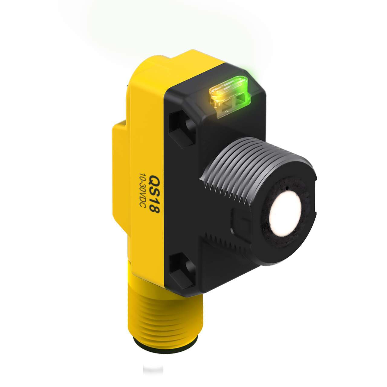 Banner Ultrasonic Block Proximity Sensor, M18, 500 mm Detection, NPN NO/NC, 12 → 30 V dc