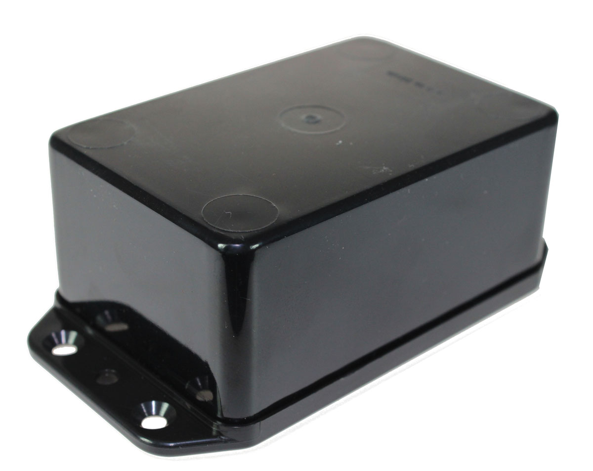 CAMDENBOSS Series 2000 Series Black ABS Enclosure, IP65, Flanged, Black Lid, 120 x 50 x 25mm