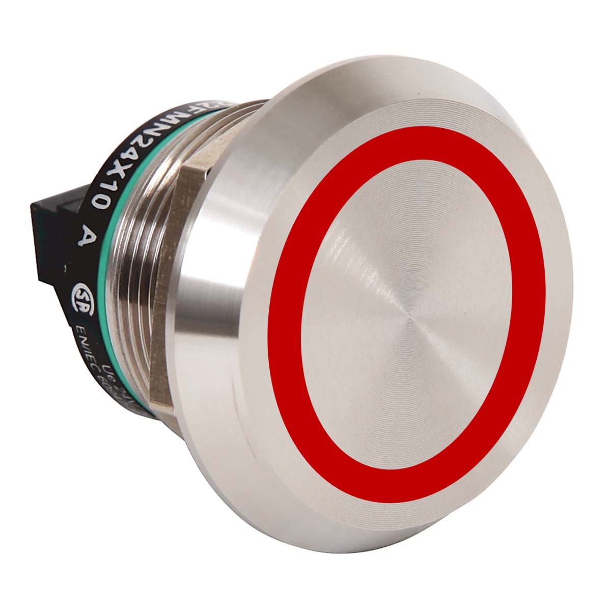 Allen Bradley 800K Series Illuminated Push Button, Panel Mount, 22mm Cutout, SPST, IP68, IP69K