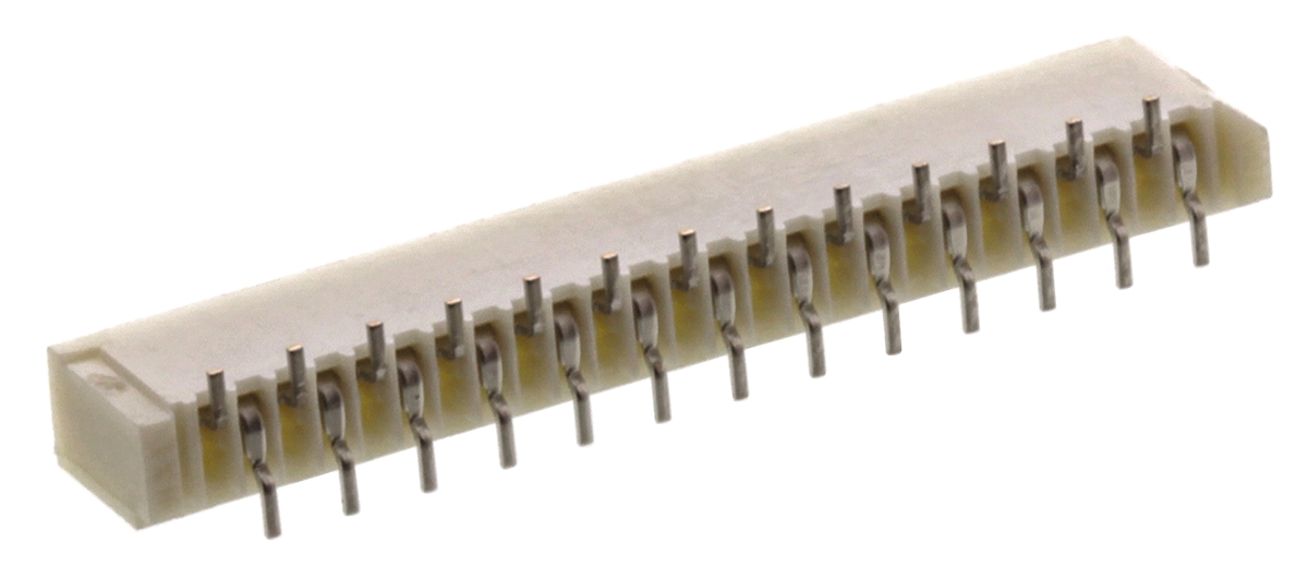 Molex, Easy-On, 52808 1mm Pitch 26 Way Straight Female FPC Connector, Vertical Contact