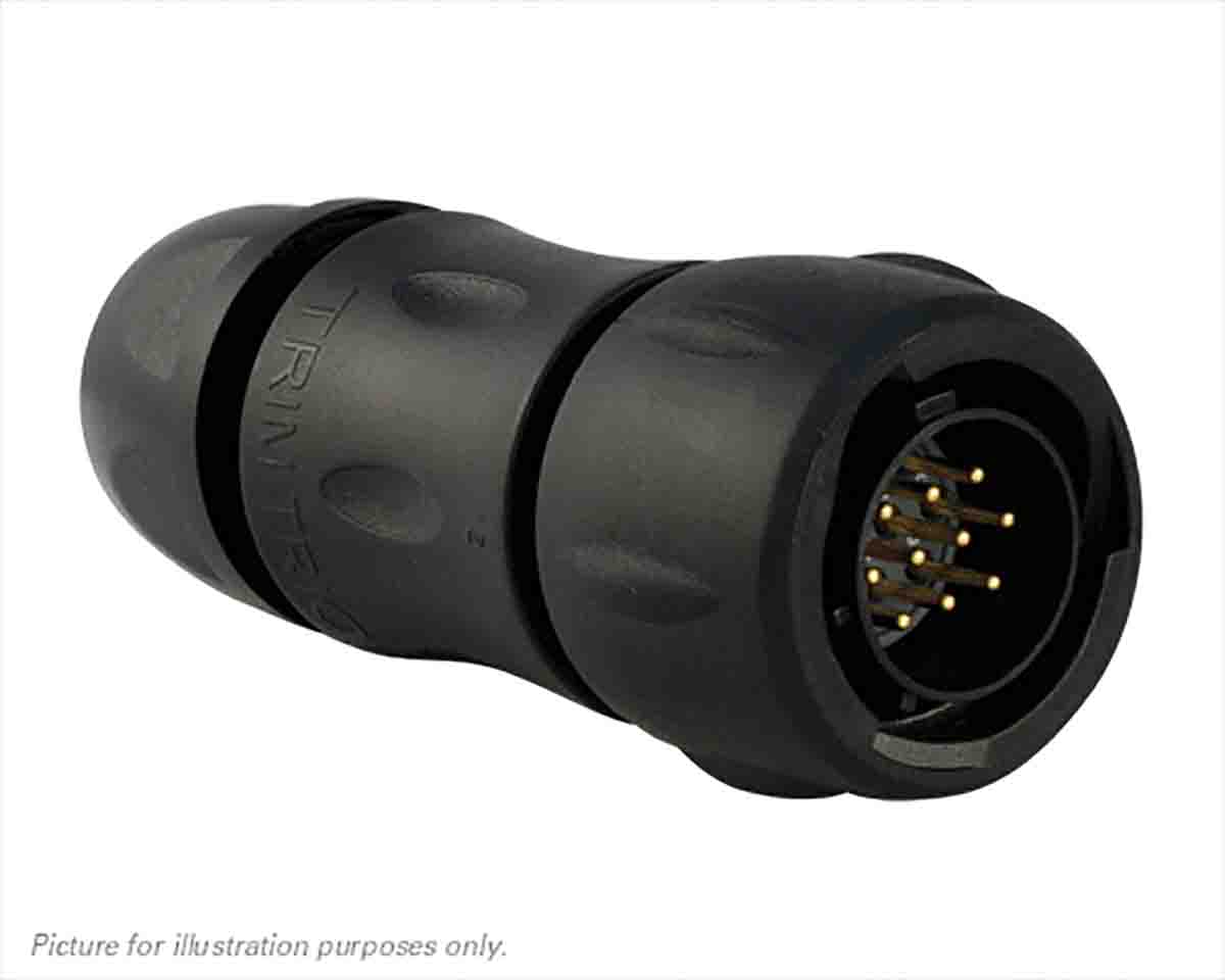 Souriau Sunbank by Eaton Circular Connector, 10 Contacts, Cable, Standard Connector, Socket, Male, IP68, IP69K, UTS